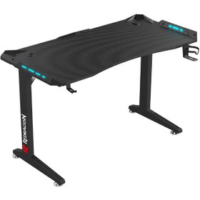 تصویر میز گیمینگ ردراگون GD-3101BK 140cm LED 