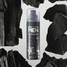 تصویر فوم اصلاح ذغال اکتیو نورث فور من آقایان 44574 North For Men Active Carbon Shaving Foam