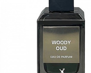 تصویر ادو پرفیوم مردانه الحمبرا مدل woody oud حجم 80 میلی لیتر Alhambra Woody Oud Eau De Parfum 80ml