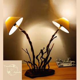 تصویر آباژور چوبی (مدل جانگل) ا Wooden Floor Lamp (Model: Jungle) Wooden Floor Lamp (Model: Jungle)
