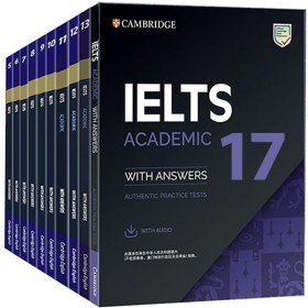 تصویر پکیج 7 جلدی آزمون کمبریج آکادمیک 11-17 Cambridge Ielts Academic 