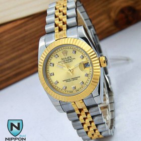 تصویر ست ساعت مچی رولکس دیت جاست 002 Rolex Datejust Gold Set