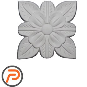 تصویر گل تزئینی طرح منبت pvc کد A 108 