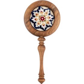 تصویر آینه دستی خاتون 