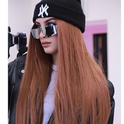 تصویر کلاهگیس مدل سوگند رنگ مسی 