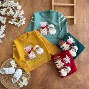 تصویر بافت گپ ببعی عینکی و گاو سایز ۳۰ تا ۴۵ کد ۵۶۷۴ 