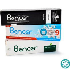 تصویر خمیر دندان زغالی بنسر ا BENCER CHARCOAL TOOTHPASTE BENCER CHARCOAL TOOTHPASTE