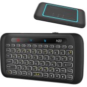 تصویر مینی کیبورد بی‌ سیم همراه با تاچ‌ پد اچ‌20 مدل DK1 H20 DK1 Wireless Mini Keyboard with Touchpad