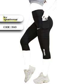 تصویر شلوارک بلند ورزشی زنانه NIKE کد 003 NIKE womens long sports shorts code 003