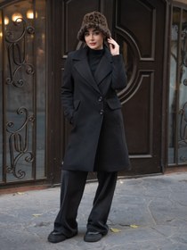 تصویر پالتو فوتر دو دکمه کوک دوزی 