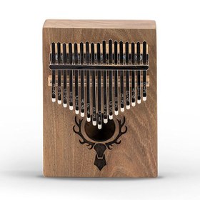 تصویر کالیمبا ذوزنقه بلوط طرح گوزن b 