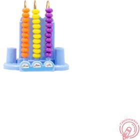 تصویر چرتکه 3 میل مهتاب رنگ ابی 