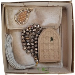 تصویر پک هدیه جانماز مخمل کوچک (10*10) 