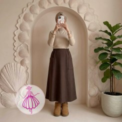 تصویر دامن فوتر دیپلمات بلند در رنگبندی متنوع(کد1423) 