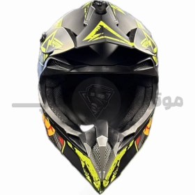 تصویر کلاه کاسکت کراسی آیرو AIROH کد 3 AIROH Cross Helmet Code 3