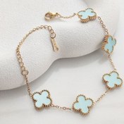 تصویر دستبند استیل زنانه ونکلیف ،دستبند مجلسی زنانه مدل ونکلیف کد van1169 - طلایی Vankli