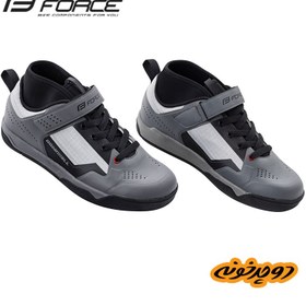 تصویر کفش دوچرخه سواری FORCE Downhill (grey-black) 