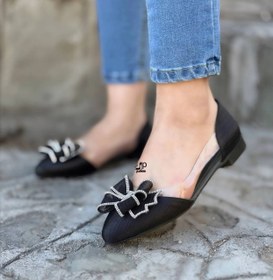 تصویر کالج طلقی زنانه مدل 1524 رنگ مشکی سایز ۳۹ 