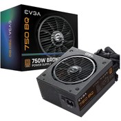 تصویر قیمت پاور کامپیوتر نیمه ماژولار 750 وات EVGA ‎110-BQ-0750-V3 خرید Evga 750 Bq, 80+ Bronze 750W, Semi Modular, Includes Free Power on Self Tester, Power Supply 110-Bq-0750-V3, Black