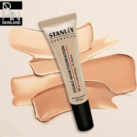 تصویر کرم پودر استنلی مدل DOUBLE WEAR شماره F20 حجم 35 میل STANLEY DOUBLE WEAR OIL FREE FOUNDATION F20