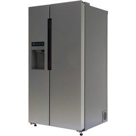 تصویر یخچال فریزر ساید بای ساید اسنوا 28 فوت مدل S1Di-S100 Snowa S1Di-S100-S 28 Cubic feet Refrigerator