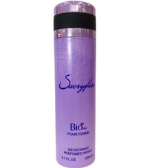 تصویر اسپری بدن زنانه مدل Sacryfase حجم 200 میلی لیتر بیو استار Bio Star Sacryfase Deodorant Spray For Women 200ml