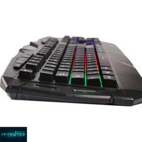 تصویر کیبورد گیمینگ Keyboar Gaming CROWN مدل K-06 