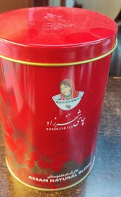 تصویر چای سیاه آسام هندوستان شهرزاد قوطی 325 گرمی 