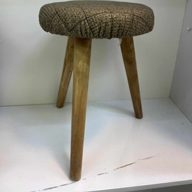 تصویر پاف سه پایه - سفید 