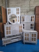 تصویر ست آینه و کنسول و میز تلویزیون و جا کفشی 