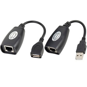 تصویر تبدیل افزایش طول تحت شبکه Datalife USB-RJXT USB To LAN Datalife USB-RJXT USB To LAN Converter