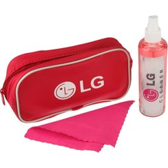 تصویر اسپری و دستمال صفحه نمایش تلویزیون ال جی ا LG TV screen spray and wipes LG TV screen spray and wipes