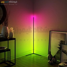 تصویر لایت بار زمینی هوشمند گیمینگ مدل RGBIC Smart Corner Floor LED Lamp 