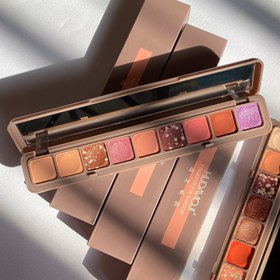 تصویر پالت سایه و کانتور هدی موجی hudamoji fingertip eyeshadow