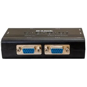 تصویر سوئیچ KVM با 4 پورت دی لینک مدل DKVM-4U D-LINK DKVM‎-4U 4-Port KVM USB Switch