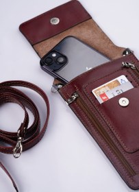 تصویر کیف چرم طبیعی مدل مریم kife charm tabiee model maryam