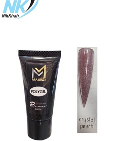 تصویر پلی ژل مجیک crystal peach 