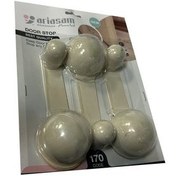 تصویر نگهدارنده درب آریاسام مدل گردان کد DH50 بسته 3 عددی 