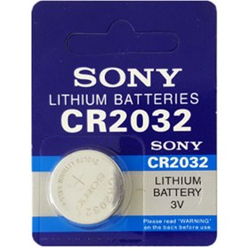 تصویر باتری سکه ای سونی CR2032 