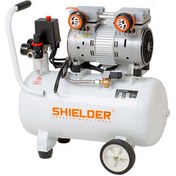 تصویر کمپرسور باد 25 لیتری بی صدا شیلدر \ SHIELDER SILENT AIR COMPRESSOR 