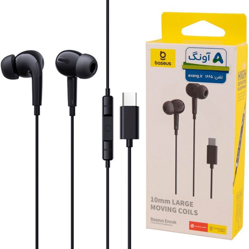خرید و قیمت هندزفری تایپ سی باسئوس Encok CZ18 | ترب خرید و قیمت هندزفری تایپ سی باسئوس Encok CZ18 | ترب