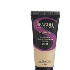 تصویر کرم پودر ضد چروک با Seagull SPF 20 ا Seagull Anti Wrinkle Foundation With SPF20 Seagull Anti Wrinkle Foundation With SPF20