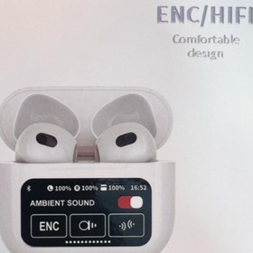 تصویر هندزفری بلوتوثی با صفحه نمایش لمسی ENC/HIFI مدل 10پرو 