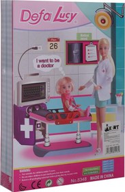 تصویر عروسک باربی دفا دکتر مدل 8348 سایز ۲۹ سانتیمتر 