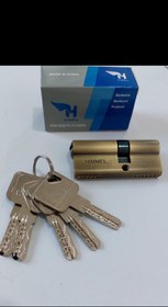 تصویر سیلندر قفل - طلایی 