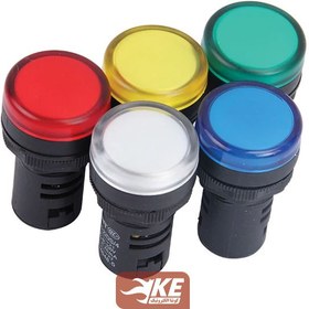 تصویر چراغ سیگنال (در رنگ های قرمز، سبز، آبی ، زرد) چینت (CHINT) 