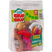 تصویر اسباب بازی لاکی تویز مدل دونات برشی مجموعه 17 عددی 