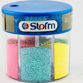 تصویر اکلیل استورم 6 رنگ نمک پاش 