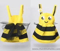 تصویر لباس فانتزی عکاسی نوزاد با طرح زنبور دخترانه 