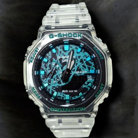 تصویر ساعت جی شاک آبی یخی (G-SHOCK2100 (Blue Ice 